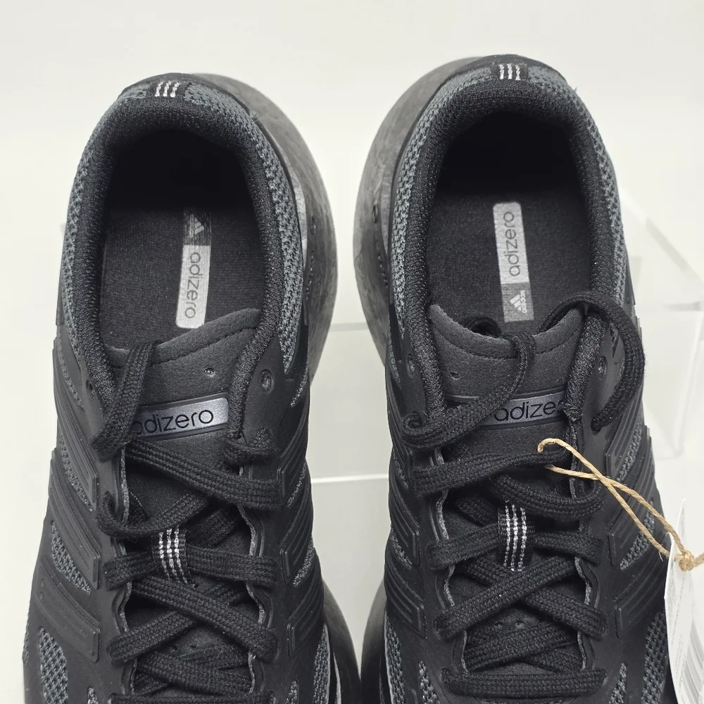 Adidas Adizero Aruku J Sneakers Mesh Black Carbon Iron JR4061 Boys Size 5.5 New